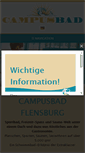 Mobile Screenshot of campusbad-fl.de